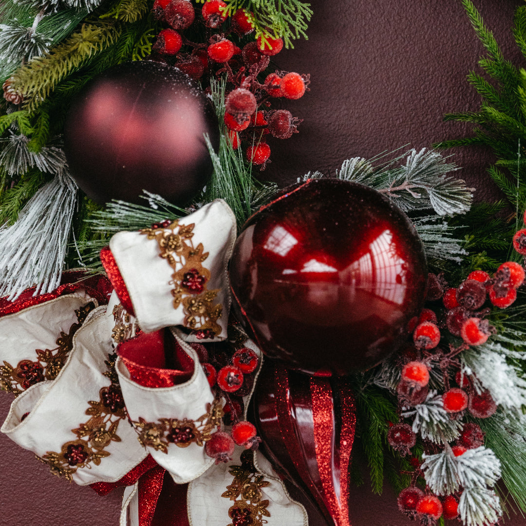 Ice + Berries Faux Wreath